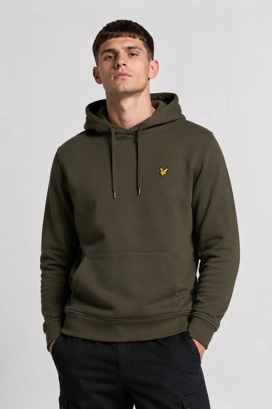 Lyle and Scott Sudadera Hombre Capucha Verde Oliva Who killed Bambi?