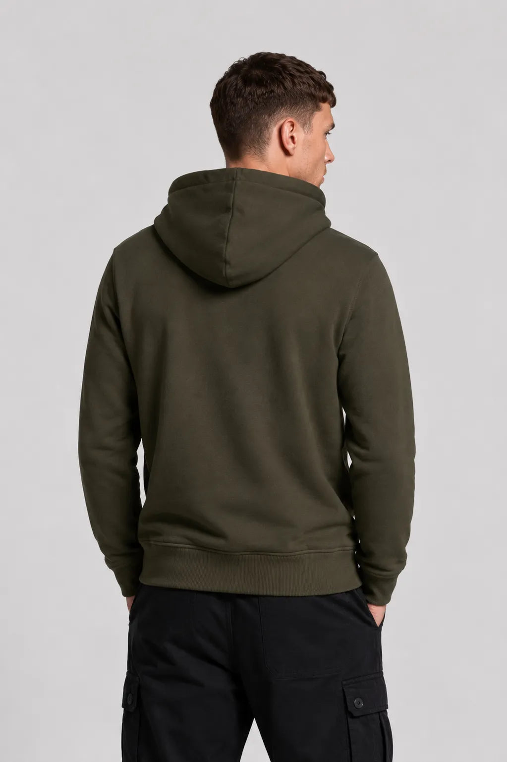 Lyle and Scott Sudadera Hombre Capucha Verde Oliva Who killed Bambi?