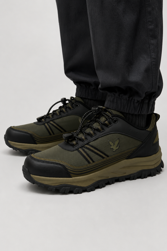 Lyle and Scott Zapatillas Hombre Nyllep Mintlaw Verdes Who killed Bambi?