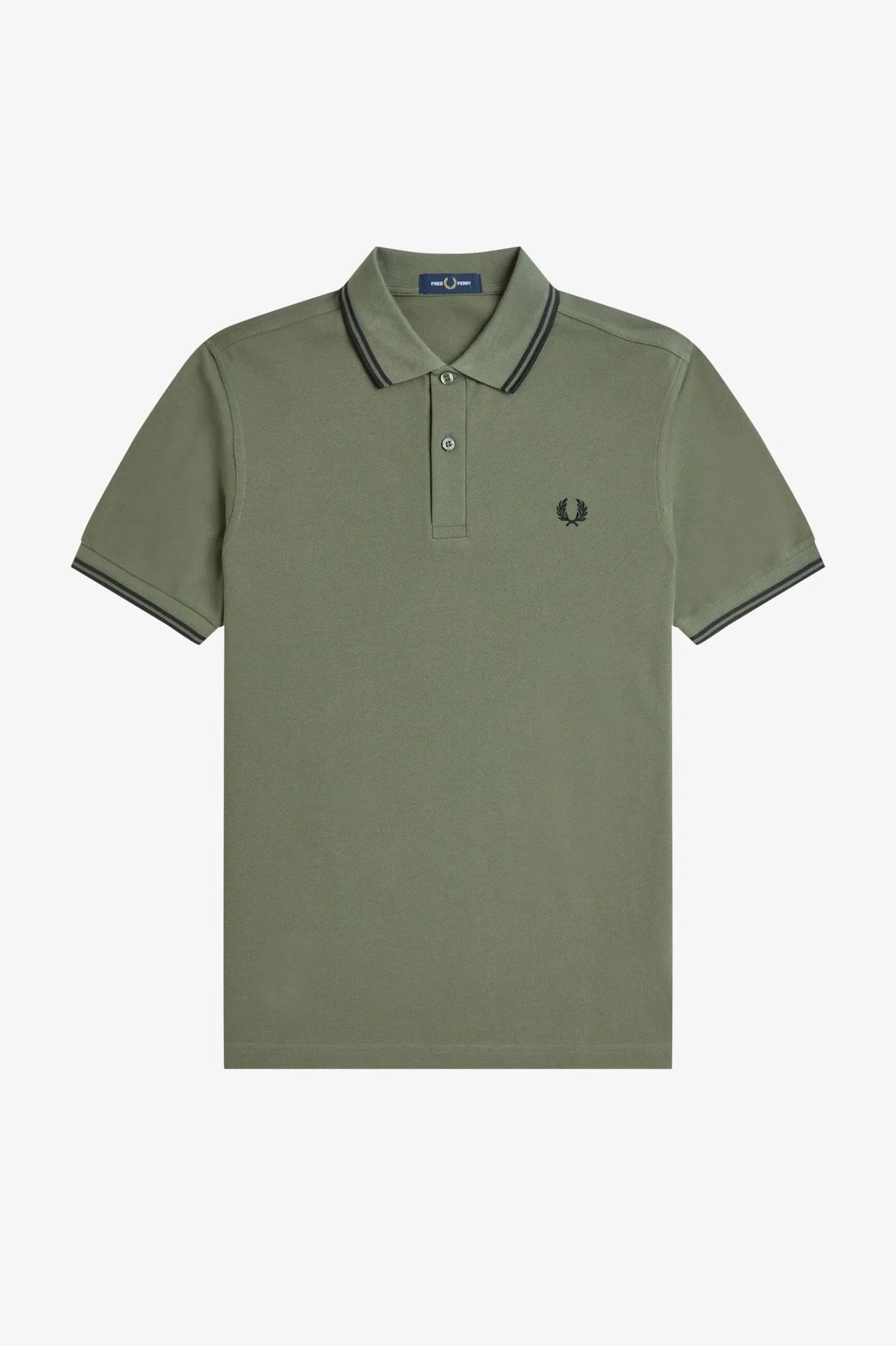 Fred Perry Polo M3600 Hombre Verde Z50 Who killed Bambi?