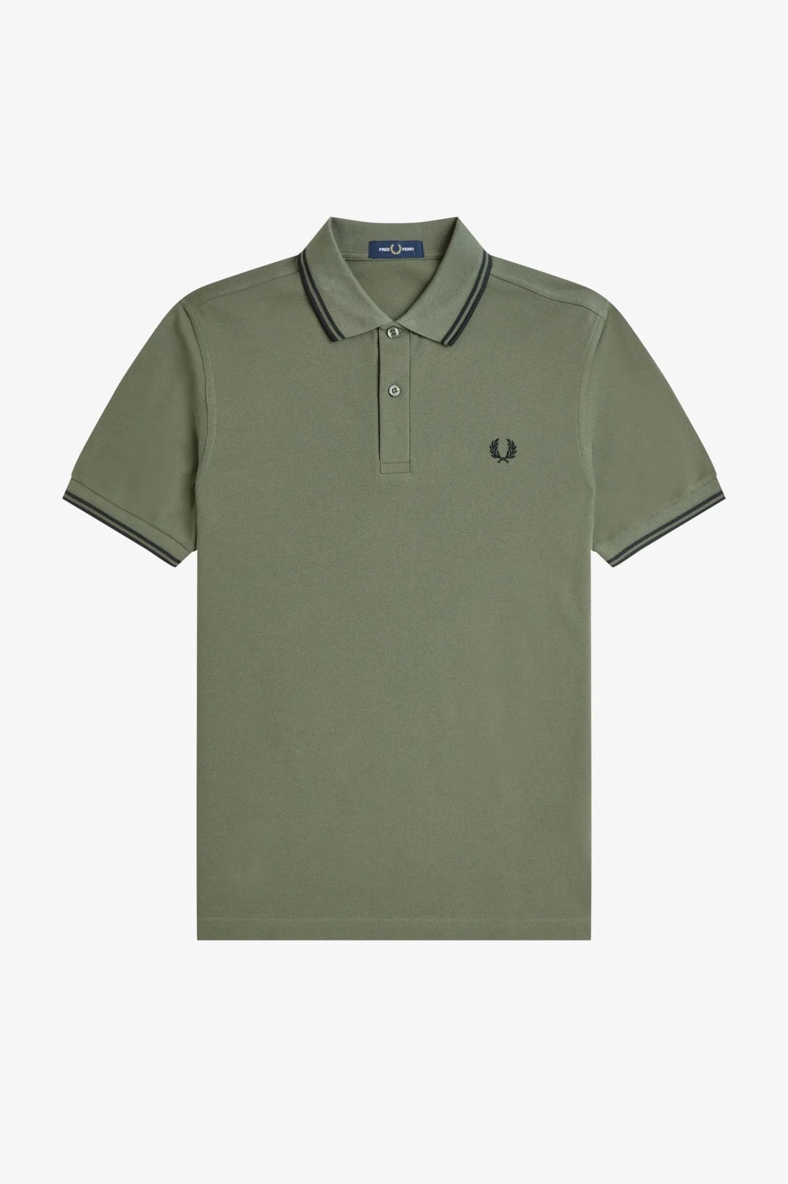 Fred Perry Polo M3600 Hombre Verde Z50 Who killed Bambi?
