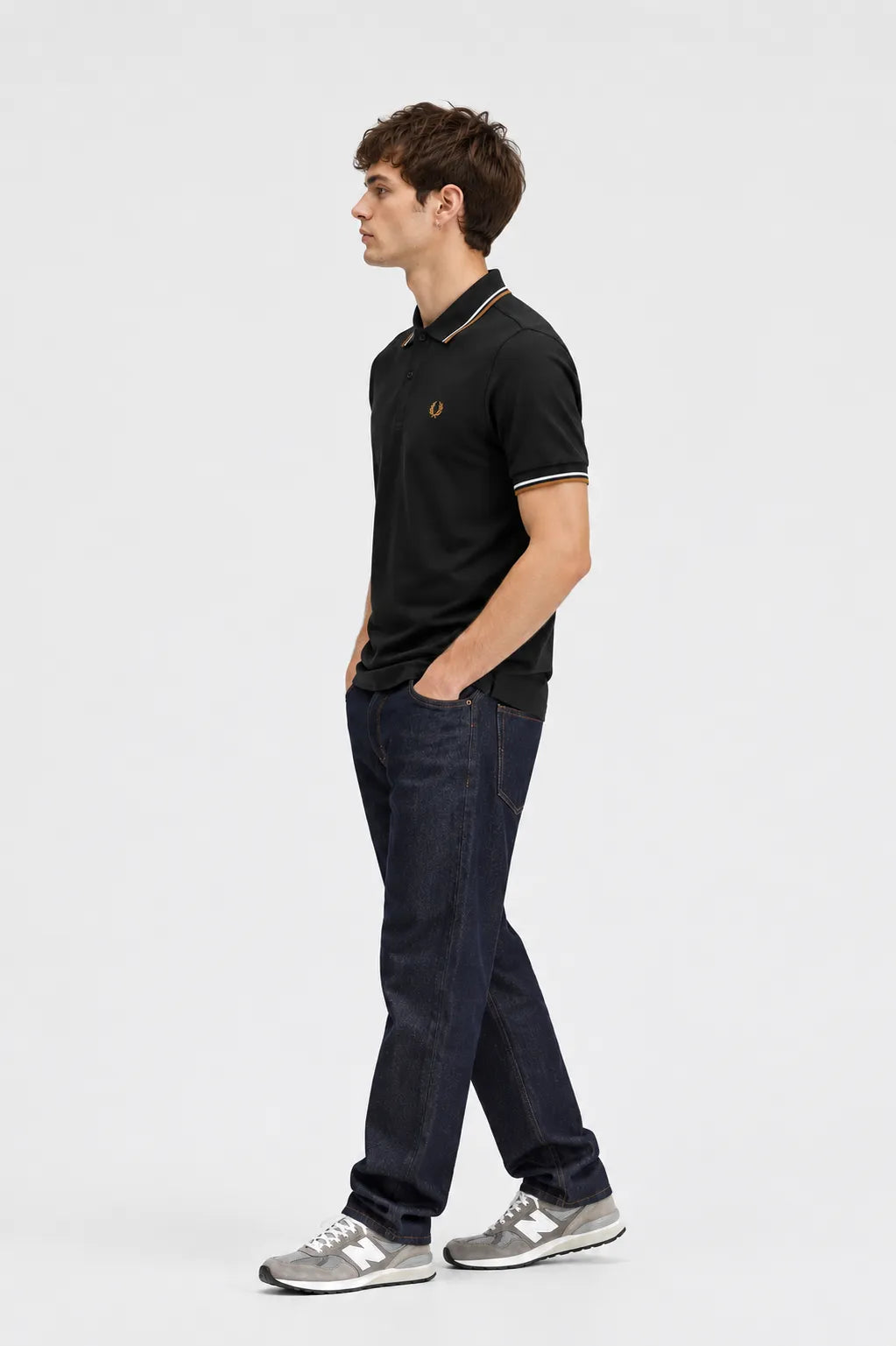 Fred Perry Polo M3600 Homem Verde T50