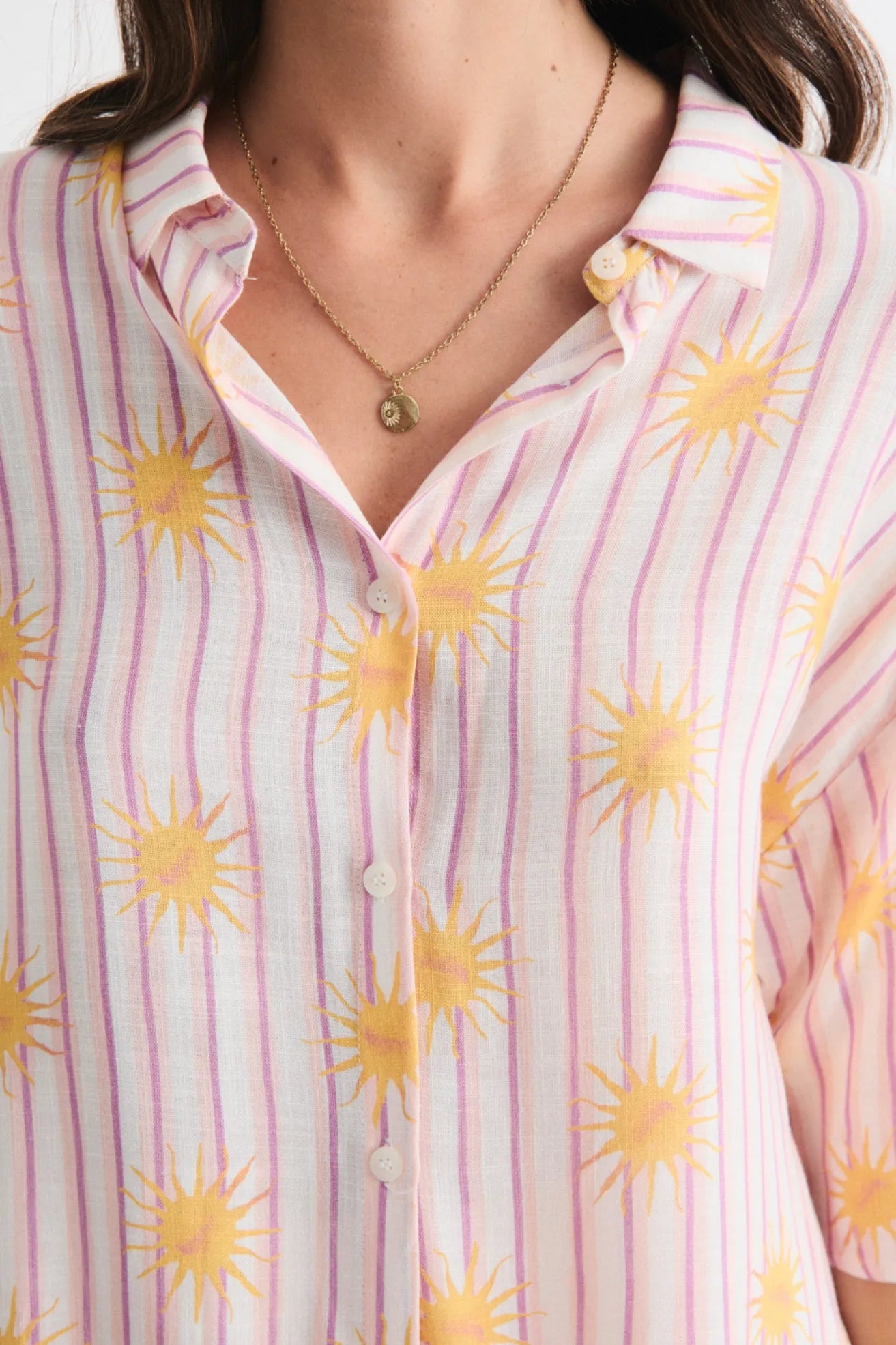 Mus & Bombon Camisa Mujer Oversize Soleado Rosa Who killed Bambi?
