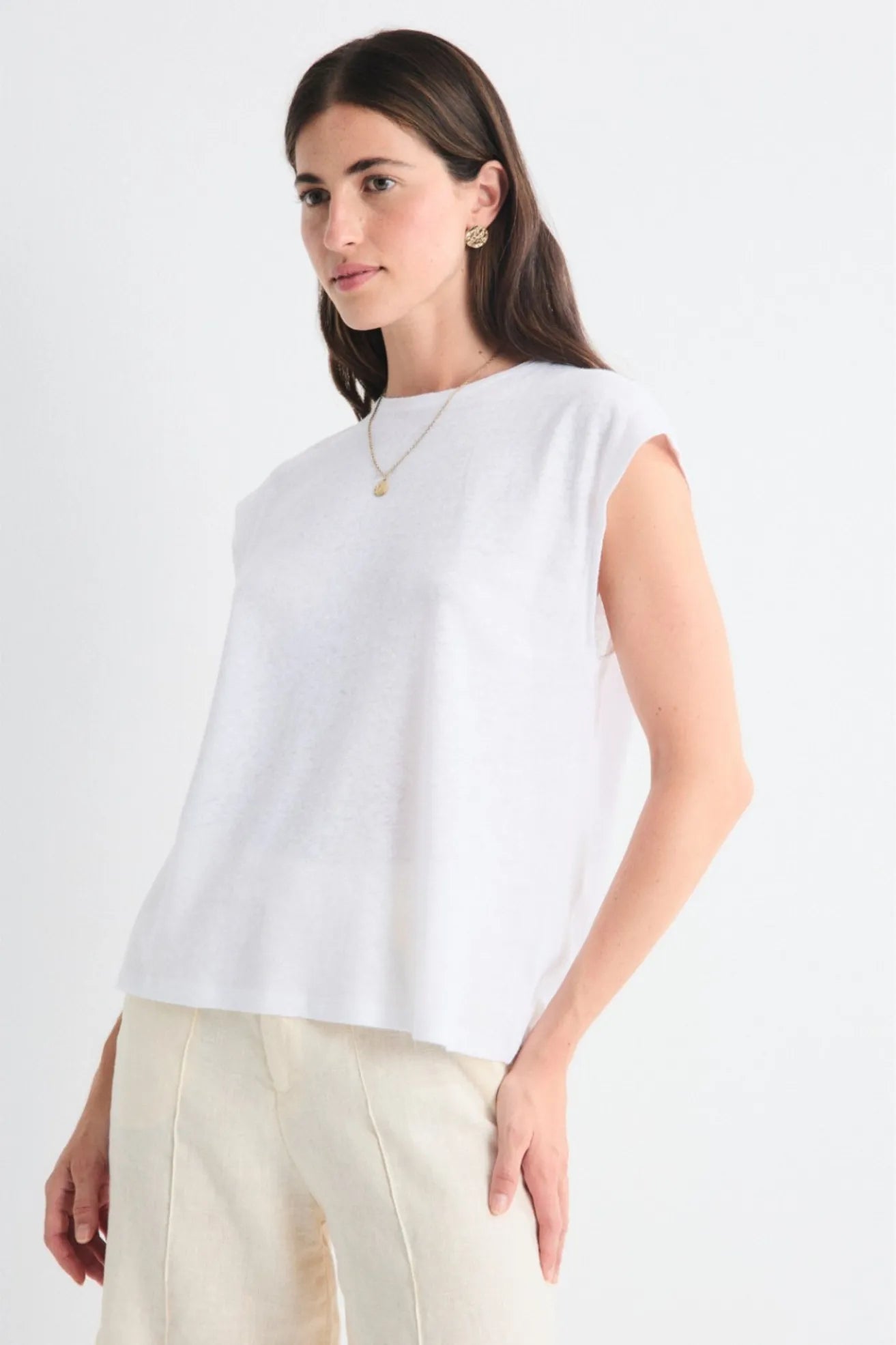 Mus & Bombon Camiseta Mujer Luzara Blanca Who killed Bambi?