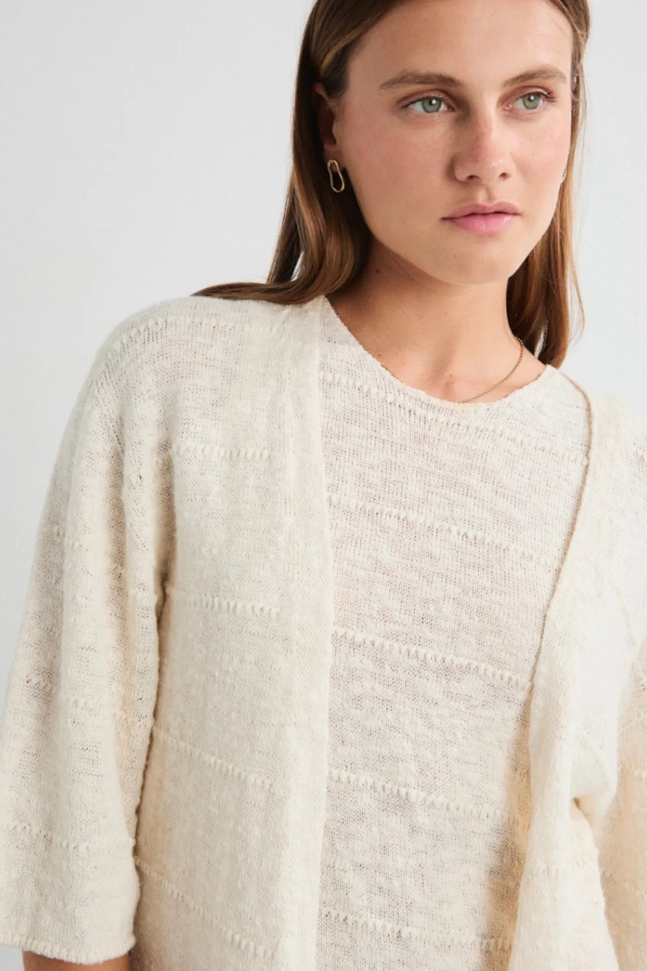 Mus & Bombon Cardigan Mujer Nunavut Crudo Who killed Bambi?