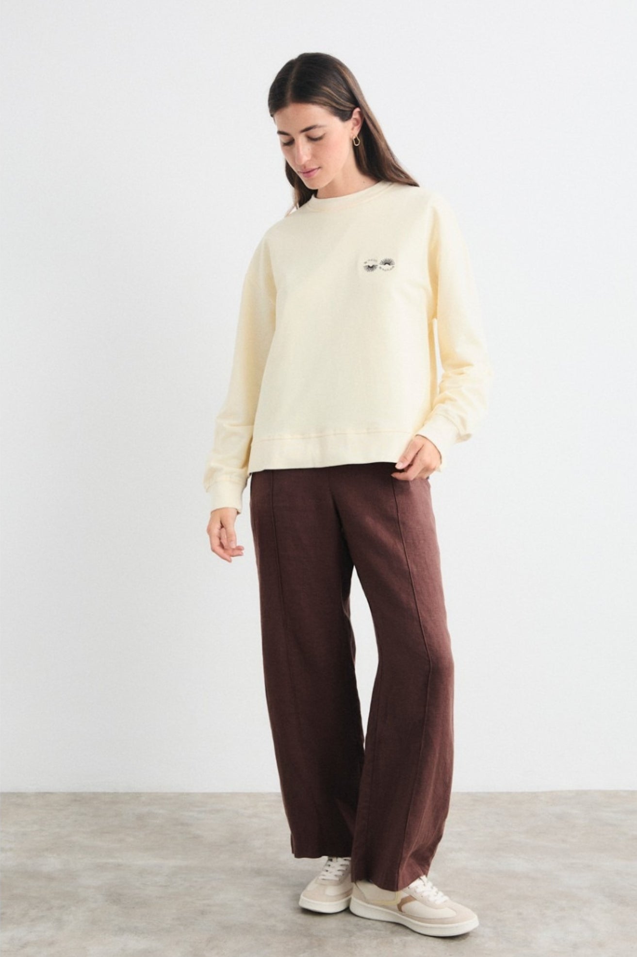 Mus & Bombon Sudadera Mujer Besun Amarilla Who killed Bambi?