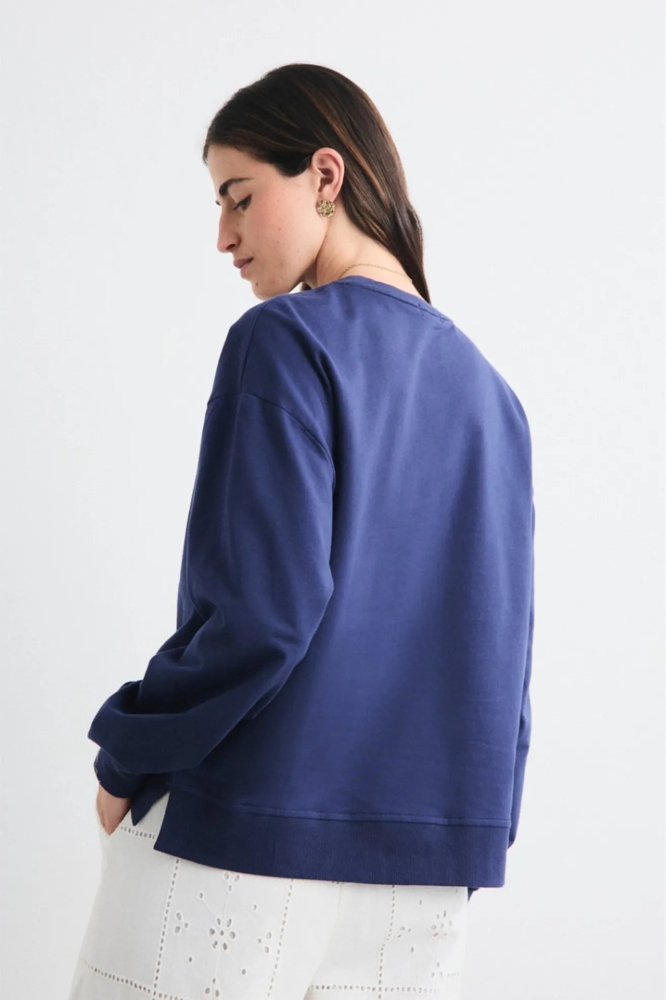 Mus & Bombon Sudadera Mujer Besun Azul Who killed Bambi?