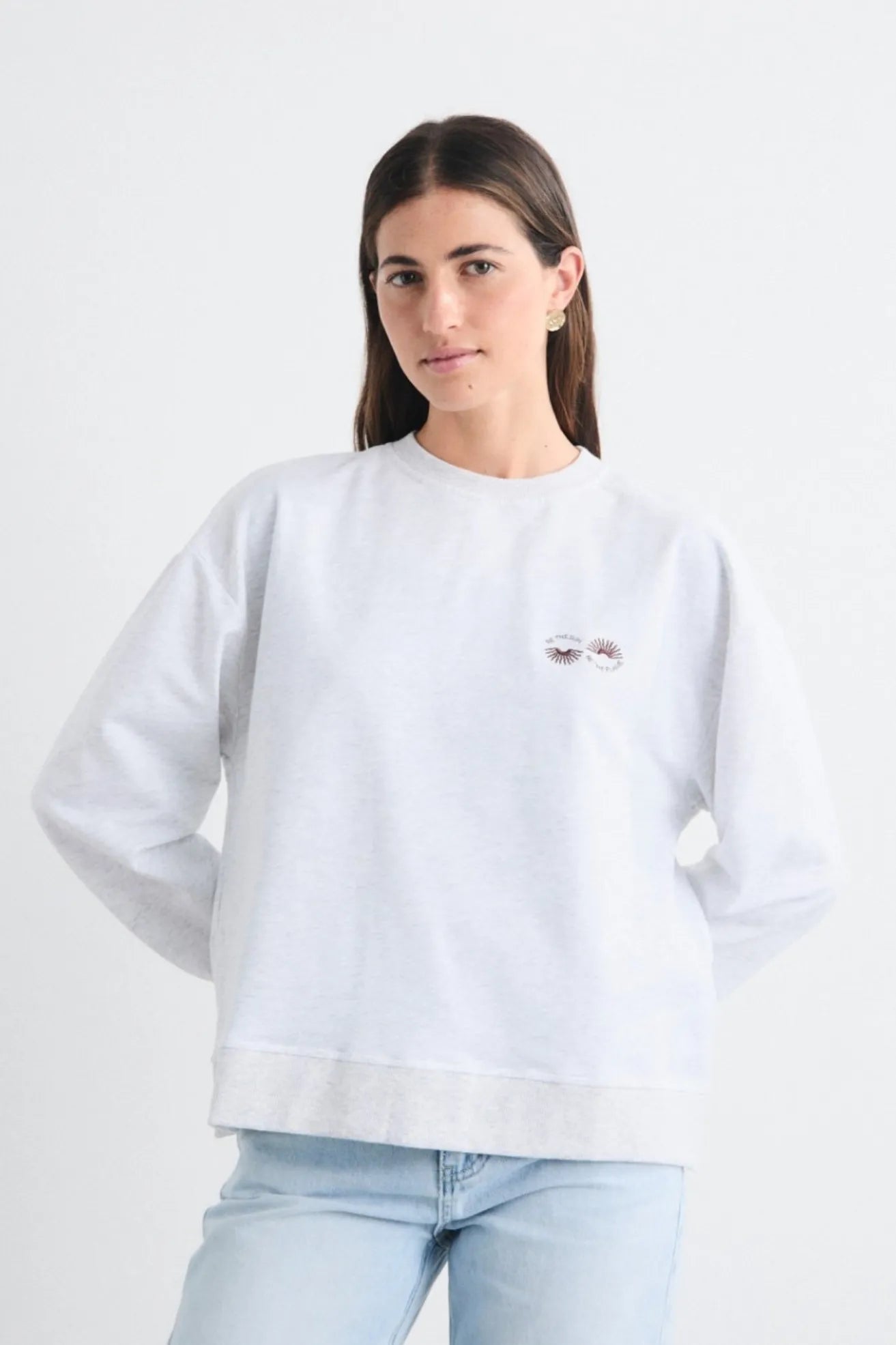 Mus & Bombon Sudadera Mujer Besun Gris Who killed Bambi?