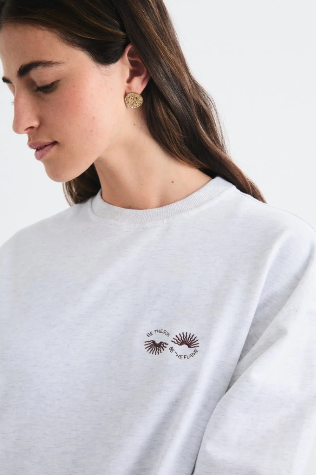 Mus & Bombon Sudadera Mujer Besun Gris Who killed Bambi?