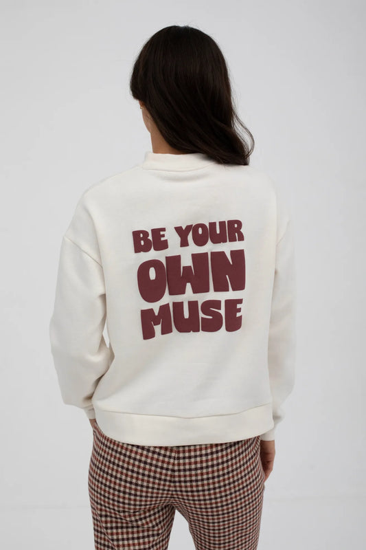 Mus & Bombon Sudadera Mujer Cimadevilla Crudo Who killed Bambi?
