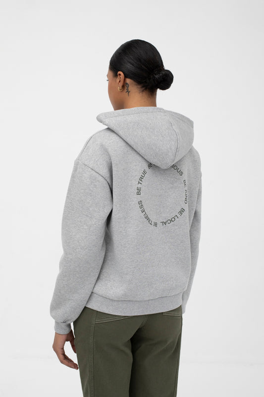 Mus & Bombon Sudadera Mujer Primrose Gris Who killed Bambi?
