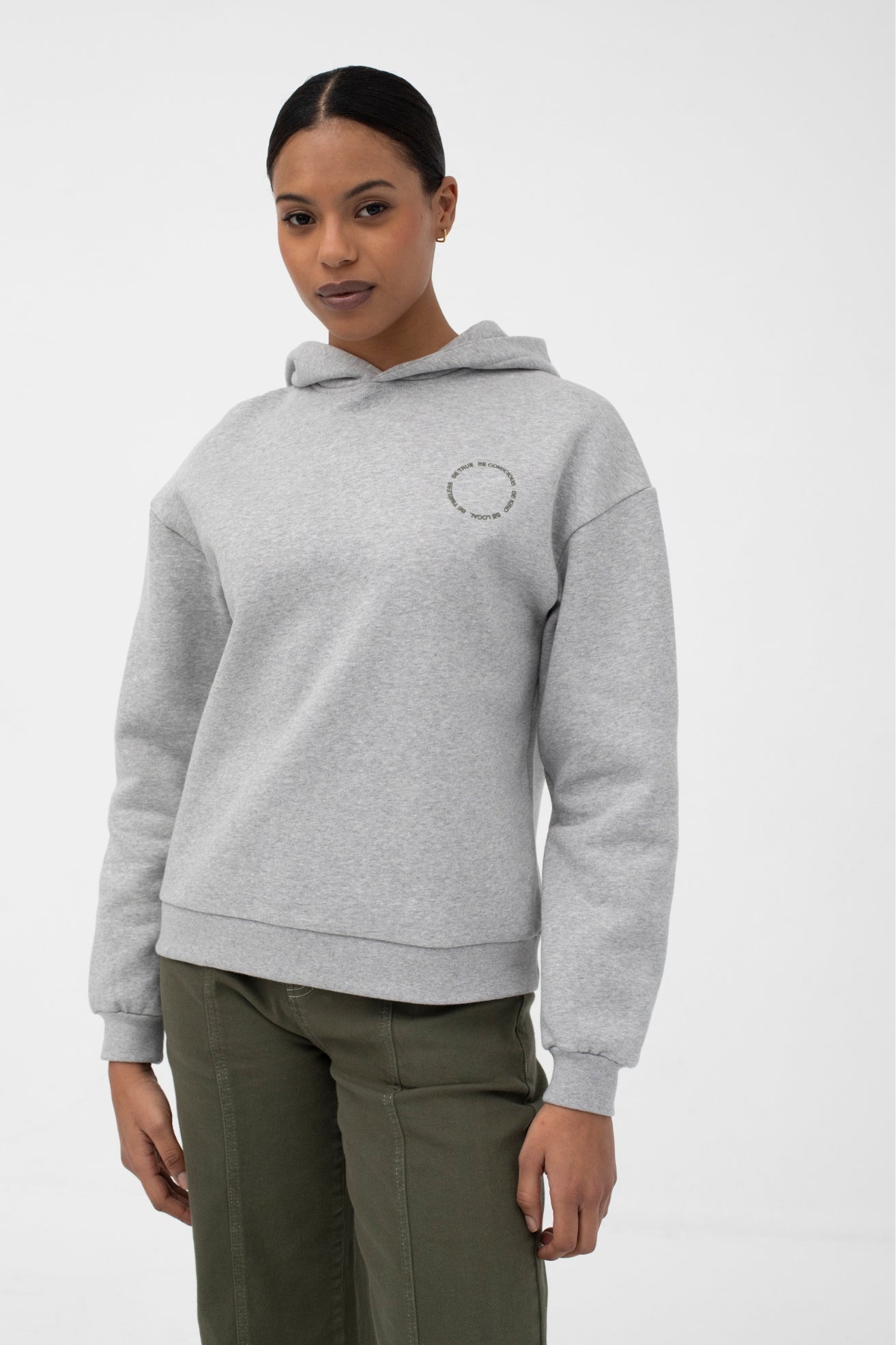 Mus & Bombon Sudadera Mujer Primrose Gris Who killed Bambi?
