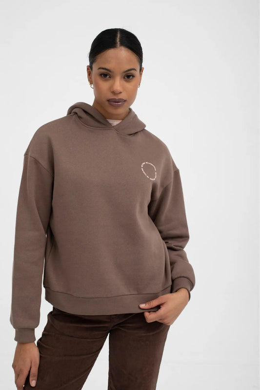 Mus & Bombon Sudadera Mujer Primrose Marrón Who killed Bambi?
