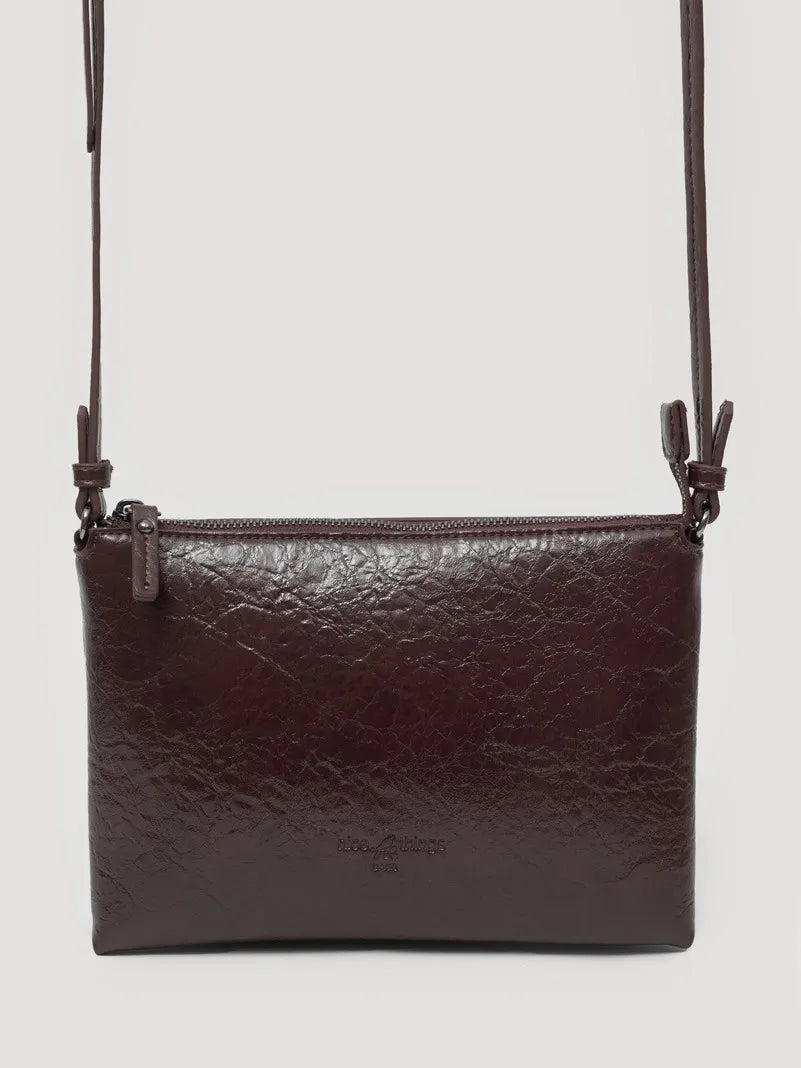 Nice Things Paloma S Bolso Bandolera Doble Marrón Who killed Bambi?