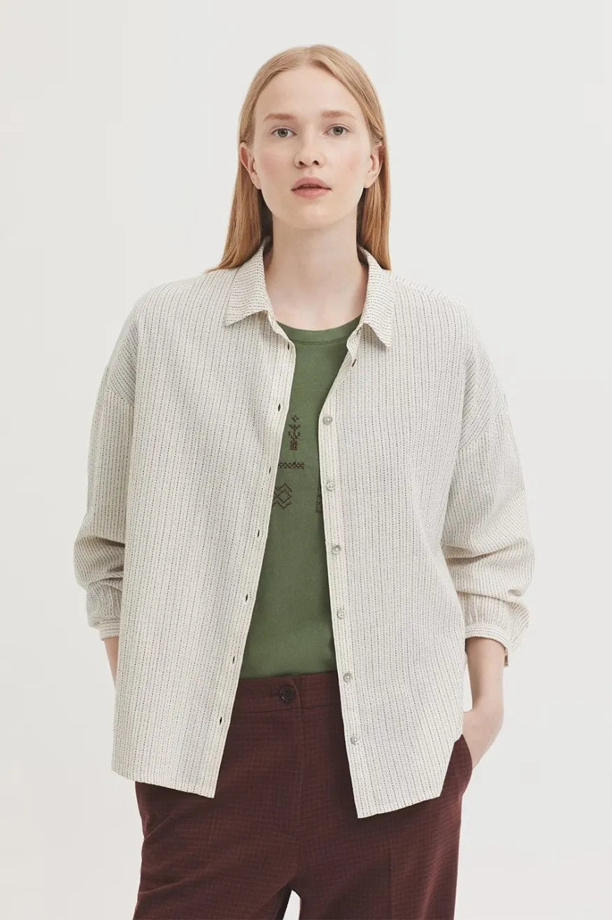 Nice Things Paloma S Camisa Mujer Jacquard Puntadas Who killed Bambi?