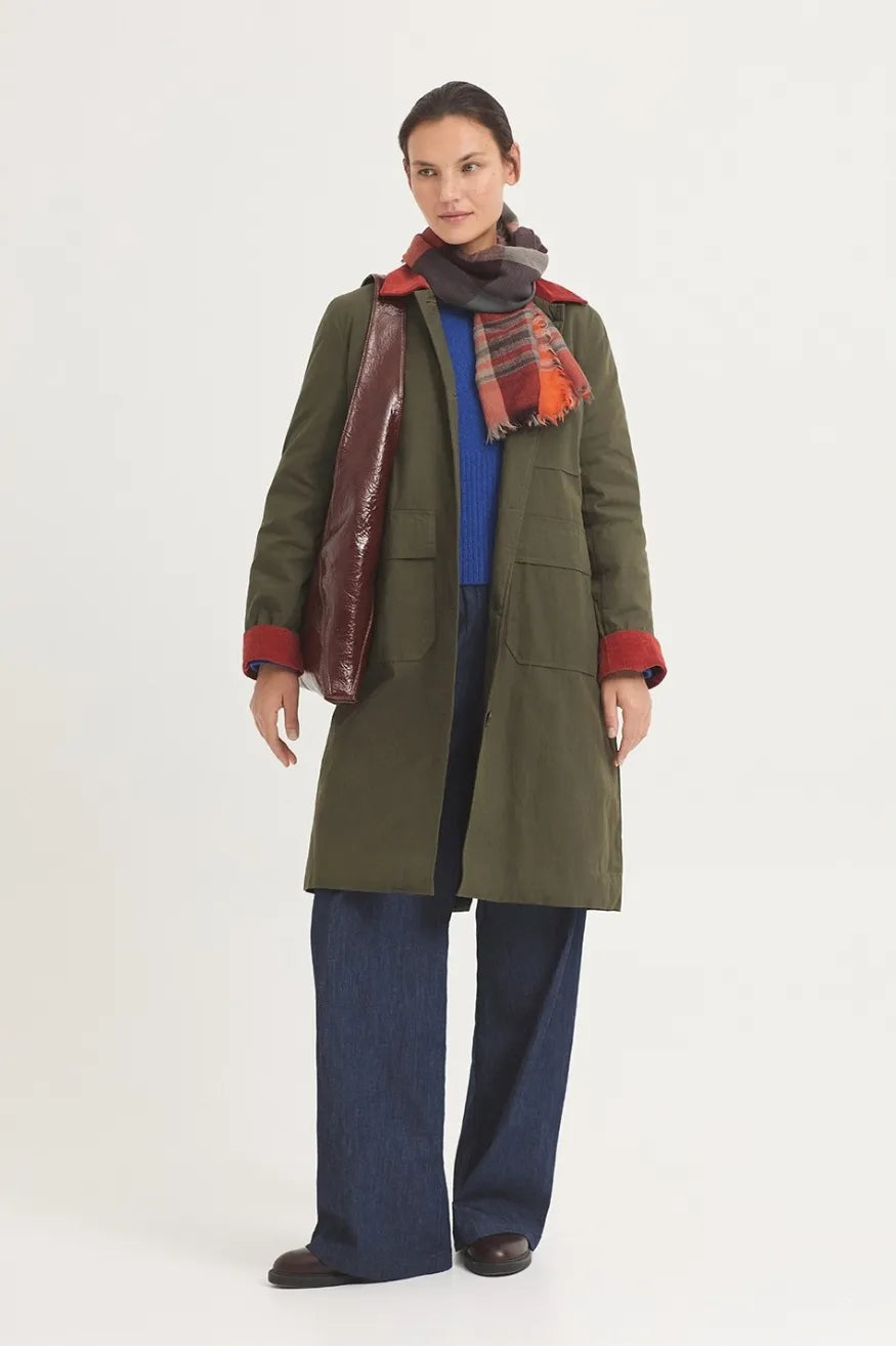 Nice Things Paloma S Gabardina Mujer Impermeable Verde Who killed Bambi?