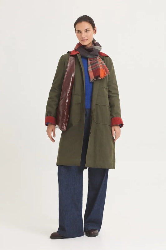 Nice Things Paloma S Gabardina Mujer Impermeable Verde Who killed Bambi?