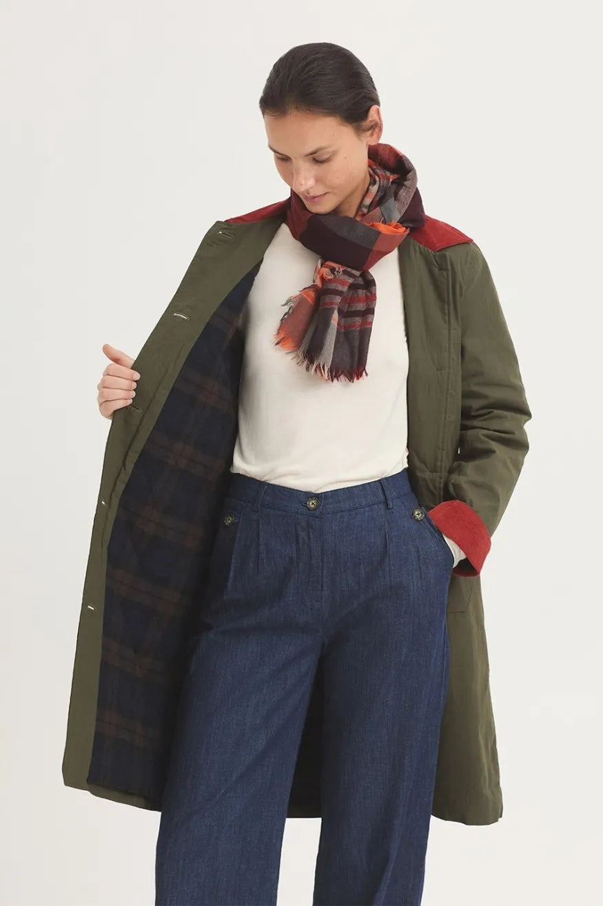 Nice Things Paloma S Gabardina Mujer Impermeable Verde Who killed Bambi?