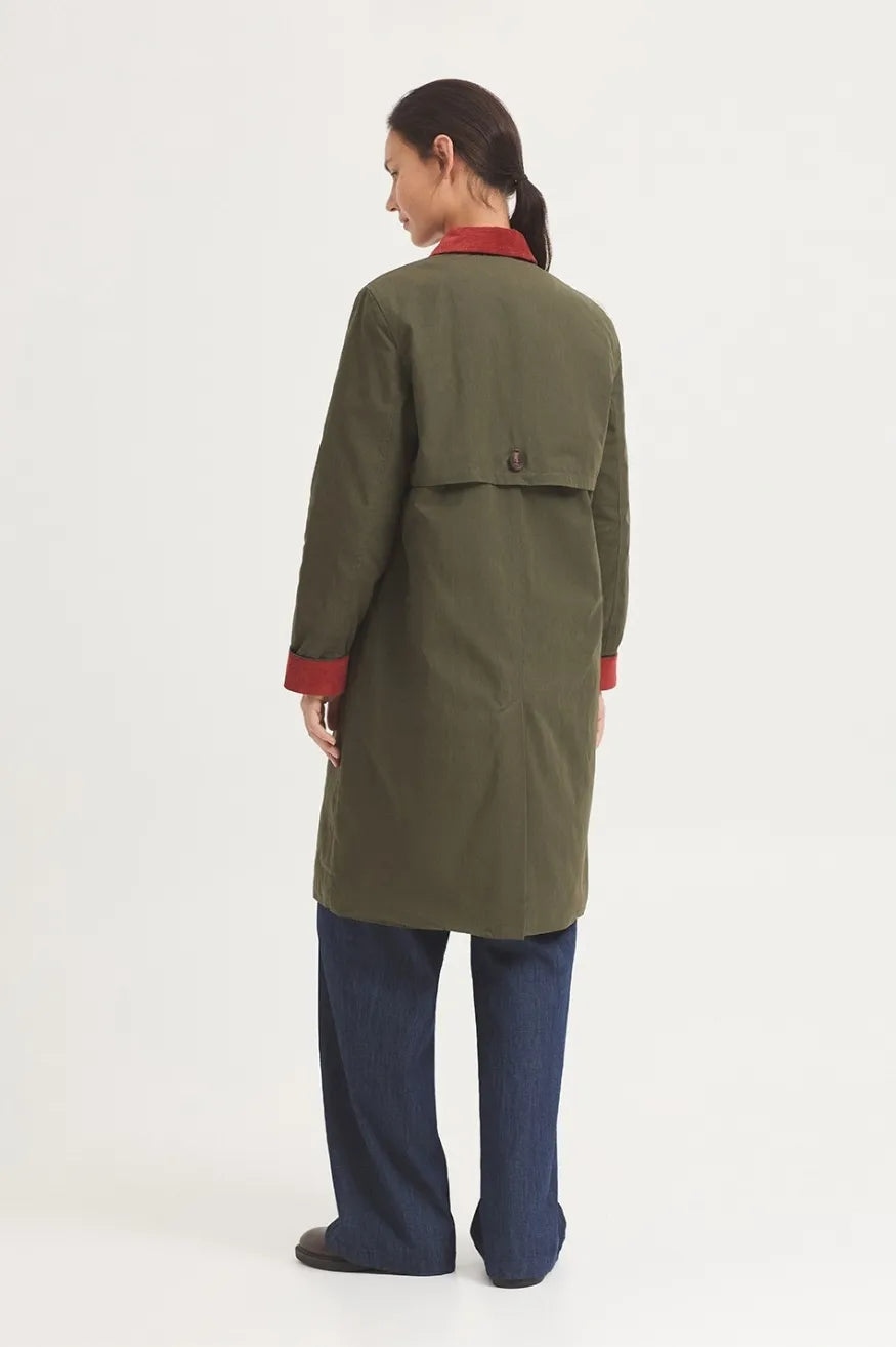 Nice Things Paloma S Gabardina Mujer Impermeable Verde Who killed Bambi?
