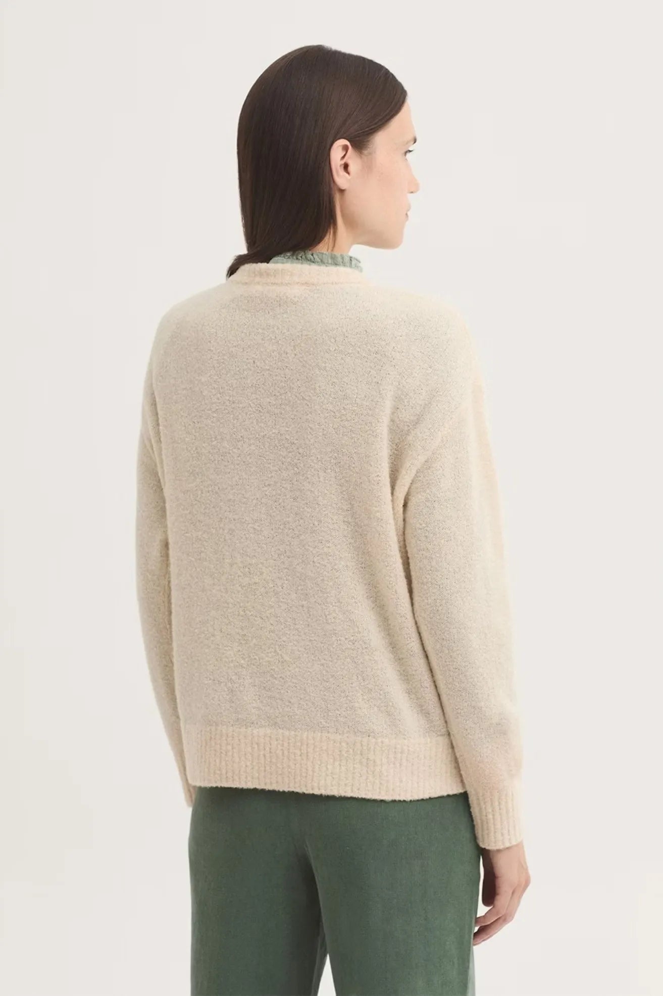 Nice Things Paloma S Jersey Mujer Bouclé Lana Beige Who killed Bambi?