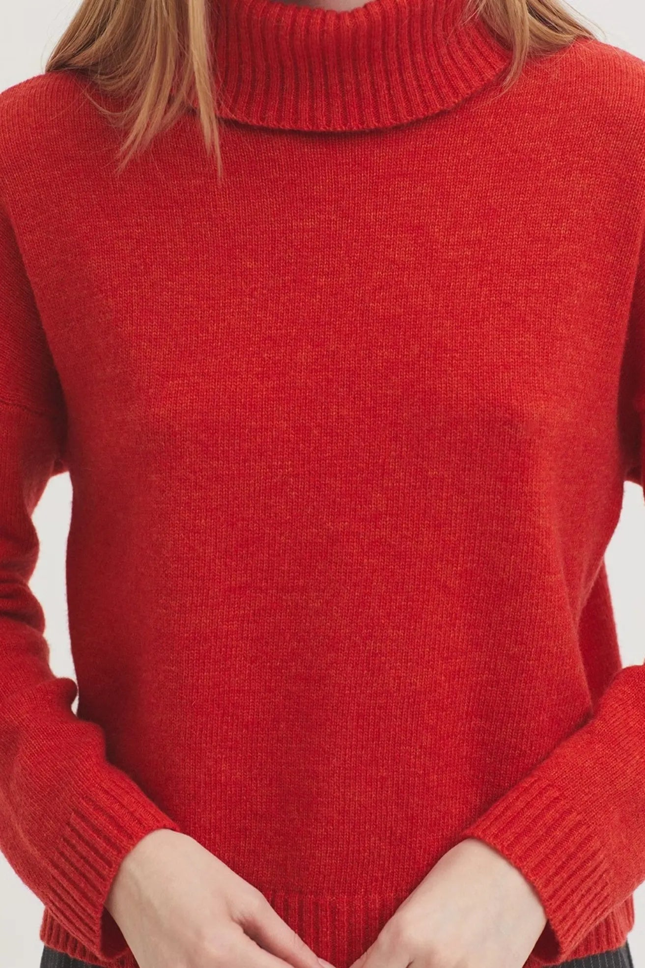 Nice Things Paloma S Jersey Mujer Cuello Vuelto Lana Rojo Who killed Bambi?