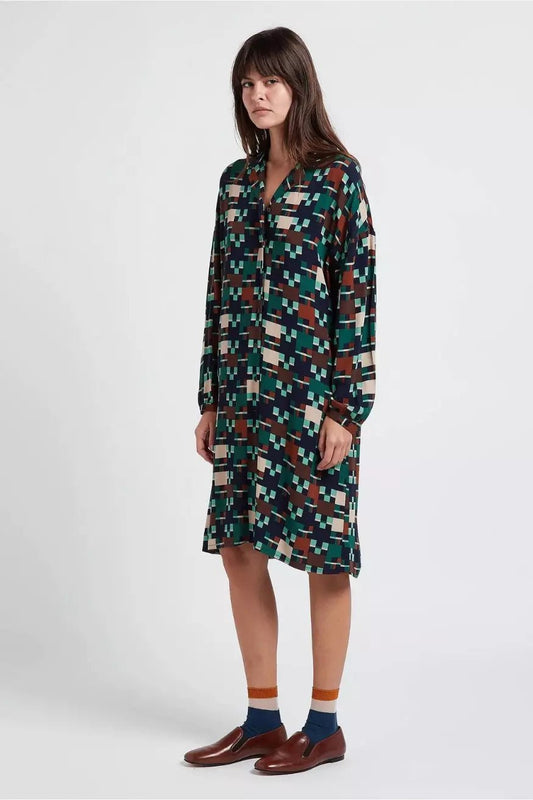 Nice Things Vestido Camisero Mujer Patch Print Who killed Bambi?