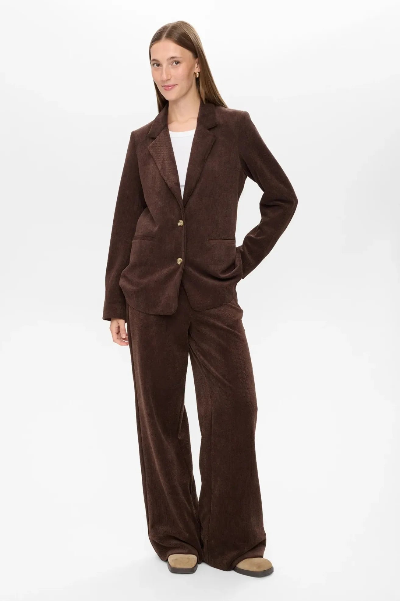 Nümph Blazer Mujer Pana Nuthea Marrón Who killed Bambi?