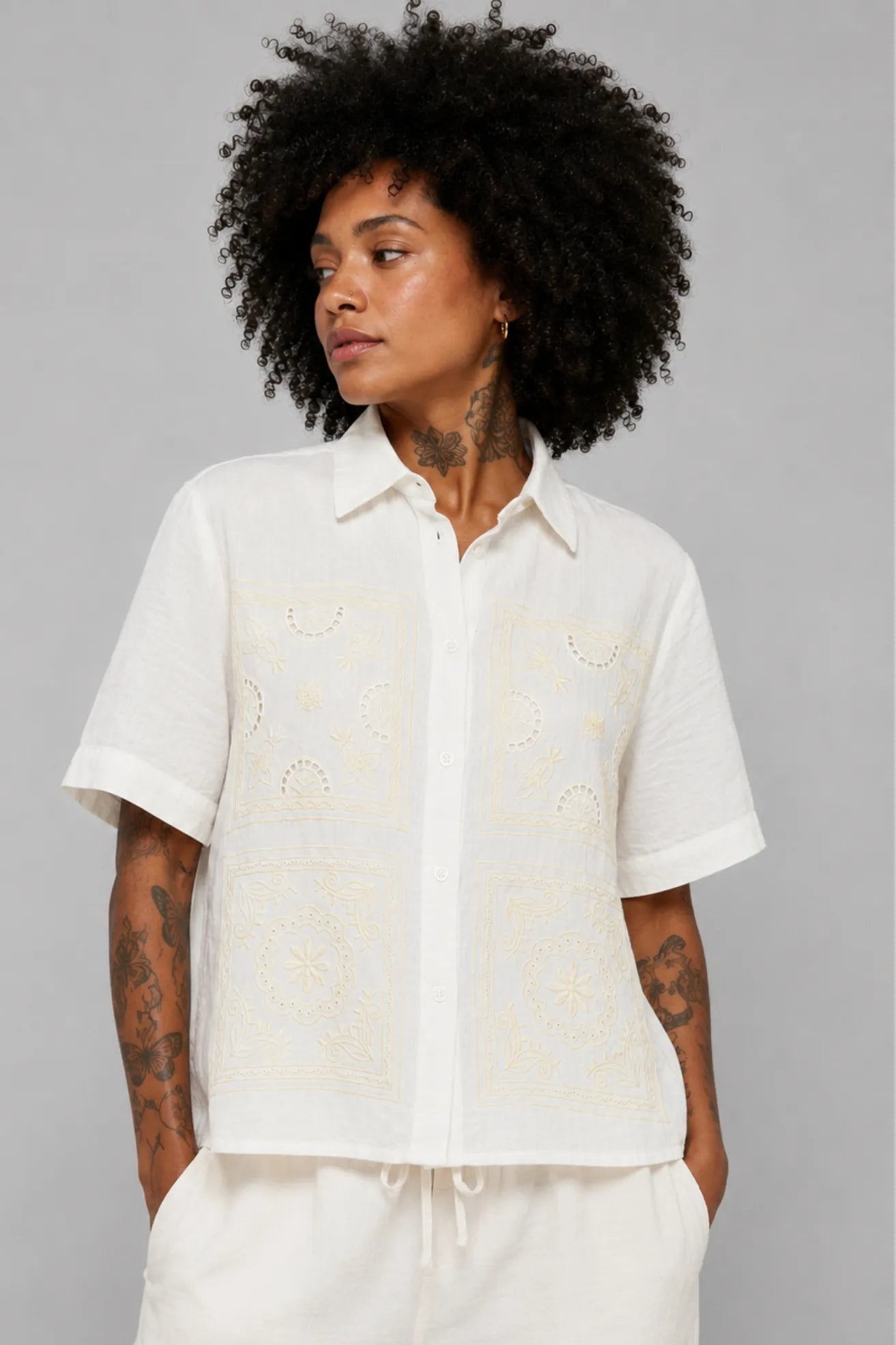 Nümph Camisa Mujer Numakyla Blanca Who killed Bambi?