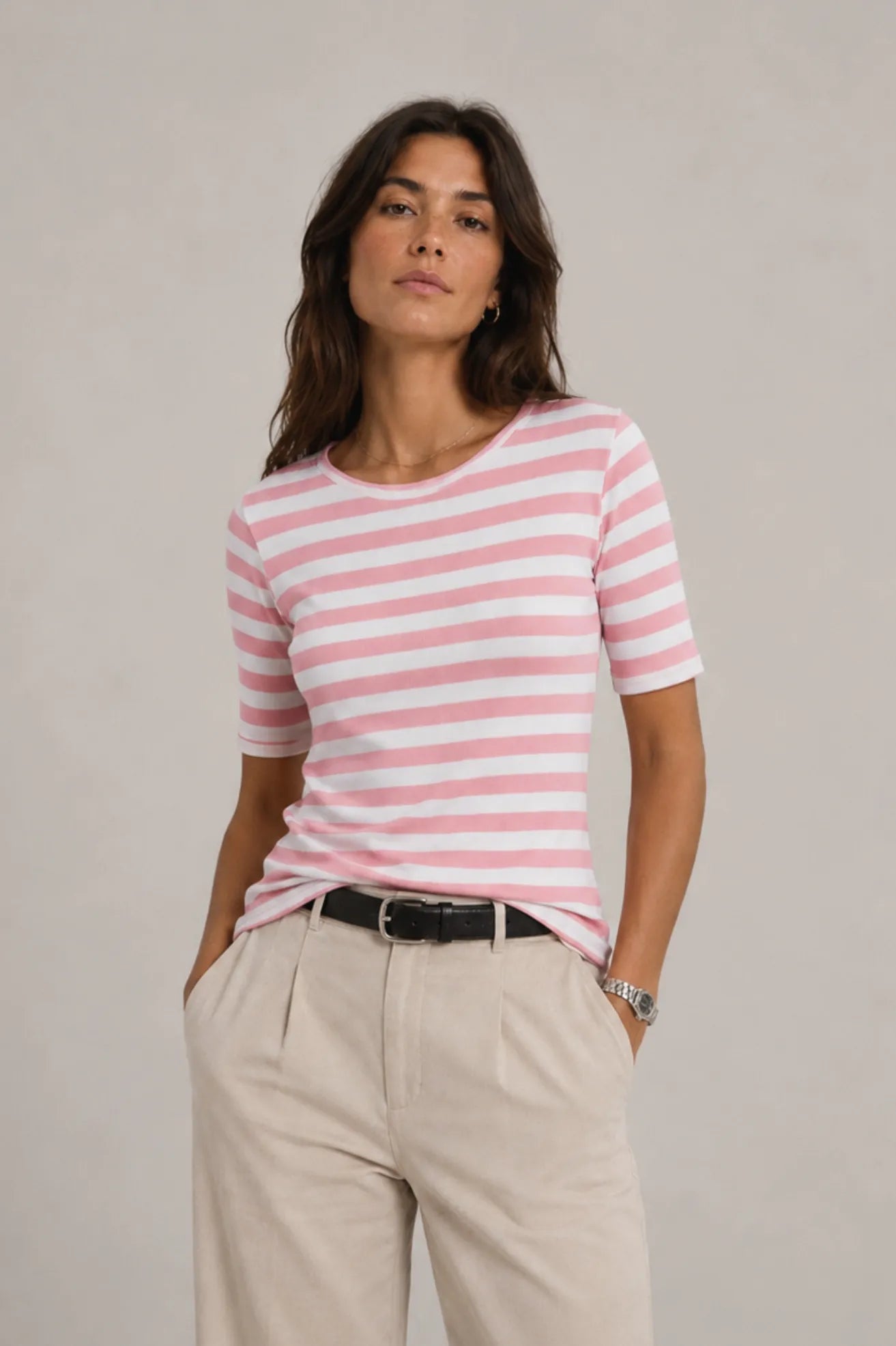 Nümph Camiseta Mujer Numixie Rosa Who killed Bambi?