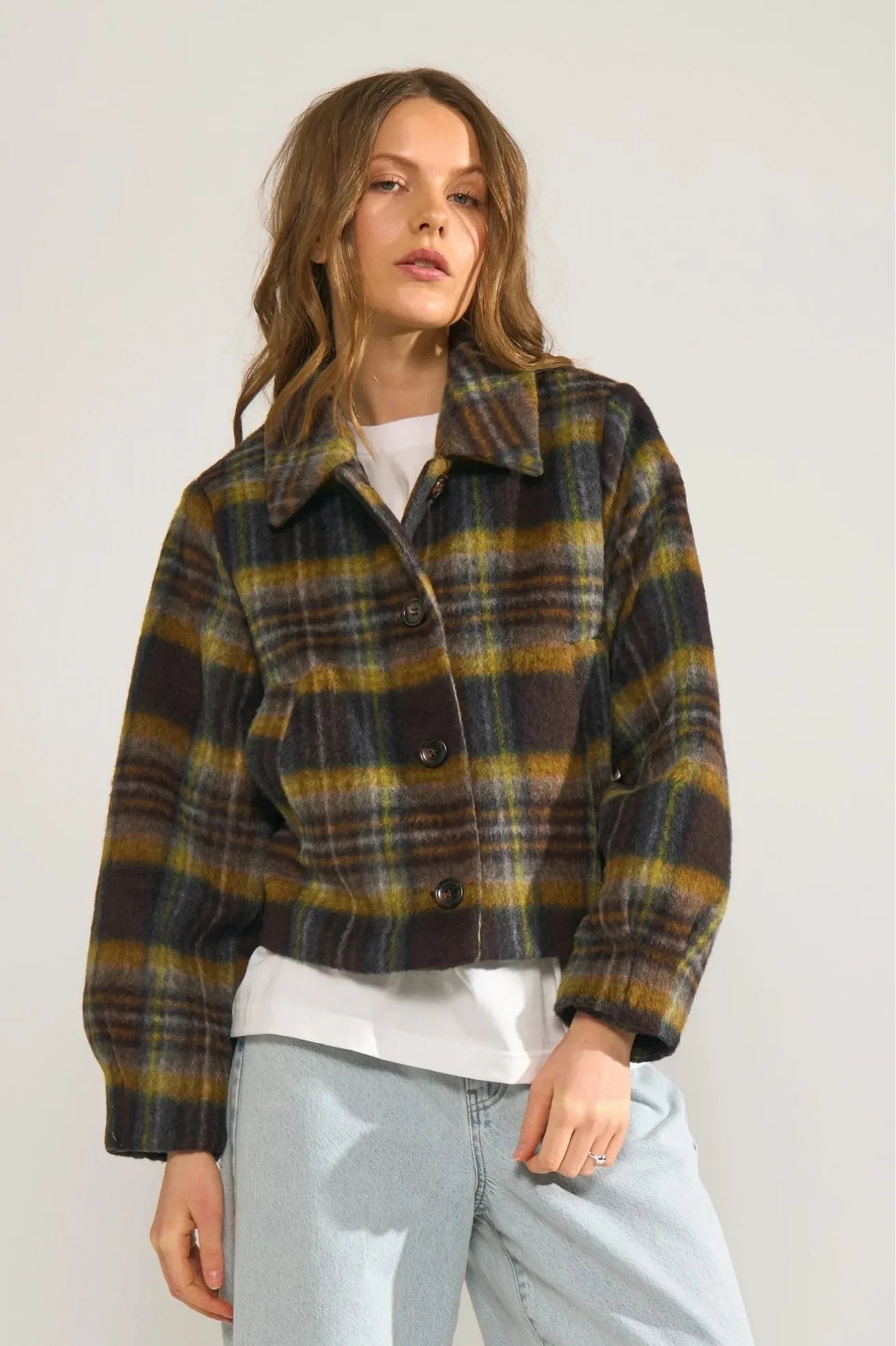 Nümph Chaqueta Mujer Cuadros Nujenta Who killed Bambi?