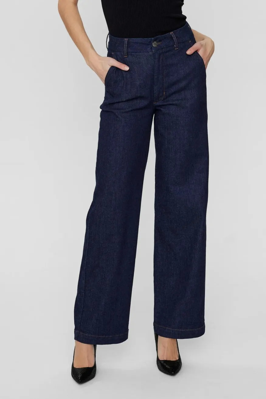Nümph Pantalón Vaquero Mujer Nuamber Dark Blue Who killed Bambi?