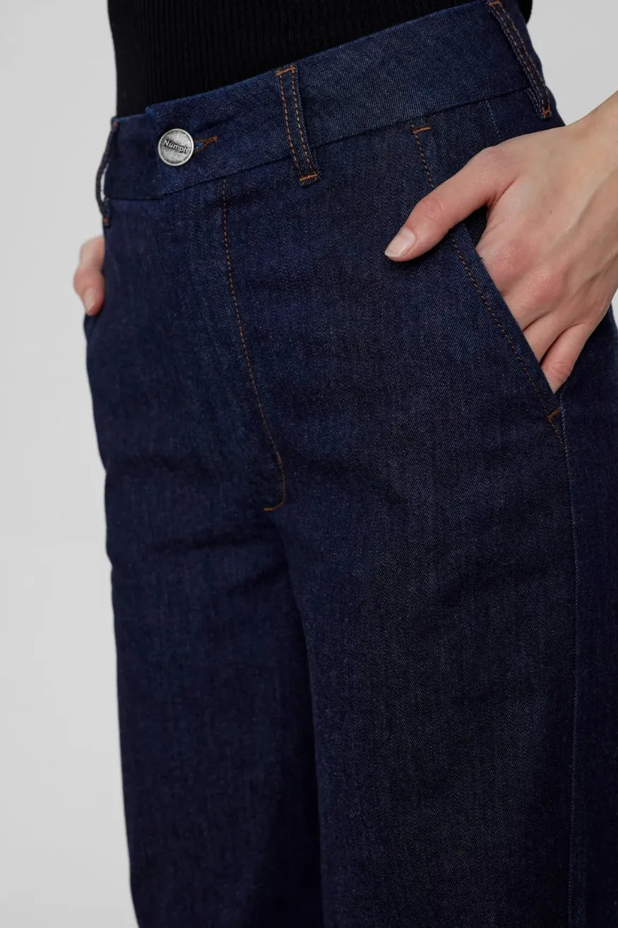 Nümph Pantalón Vaquero Mujer Nuamber Dark Blue Who killed Bambi?