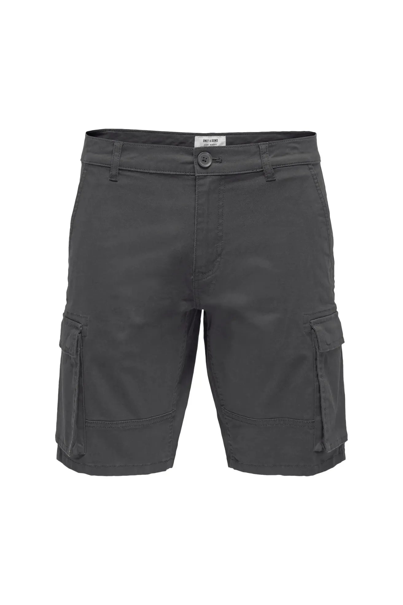 Only & Sons Pantalón Corto Hombre Cargo Gris Oscuro Who killed Bambi?