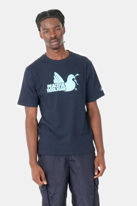 Peaceful Hooligan Camiseta Hombre 3D Dove Azul Who killed Bambi?