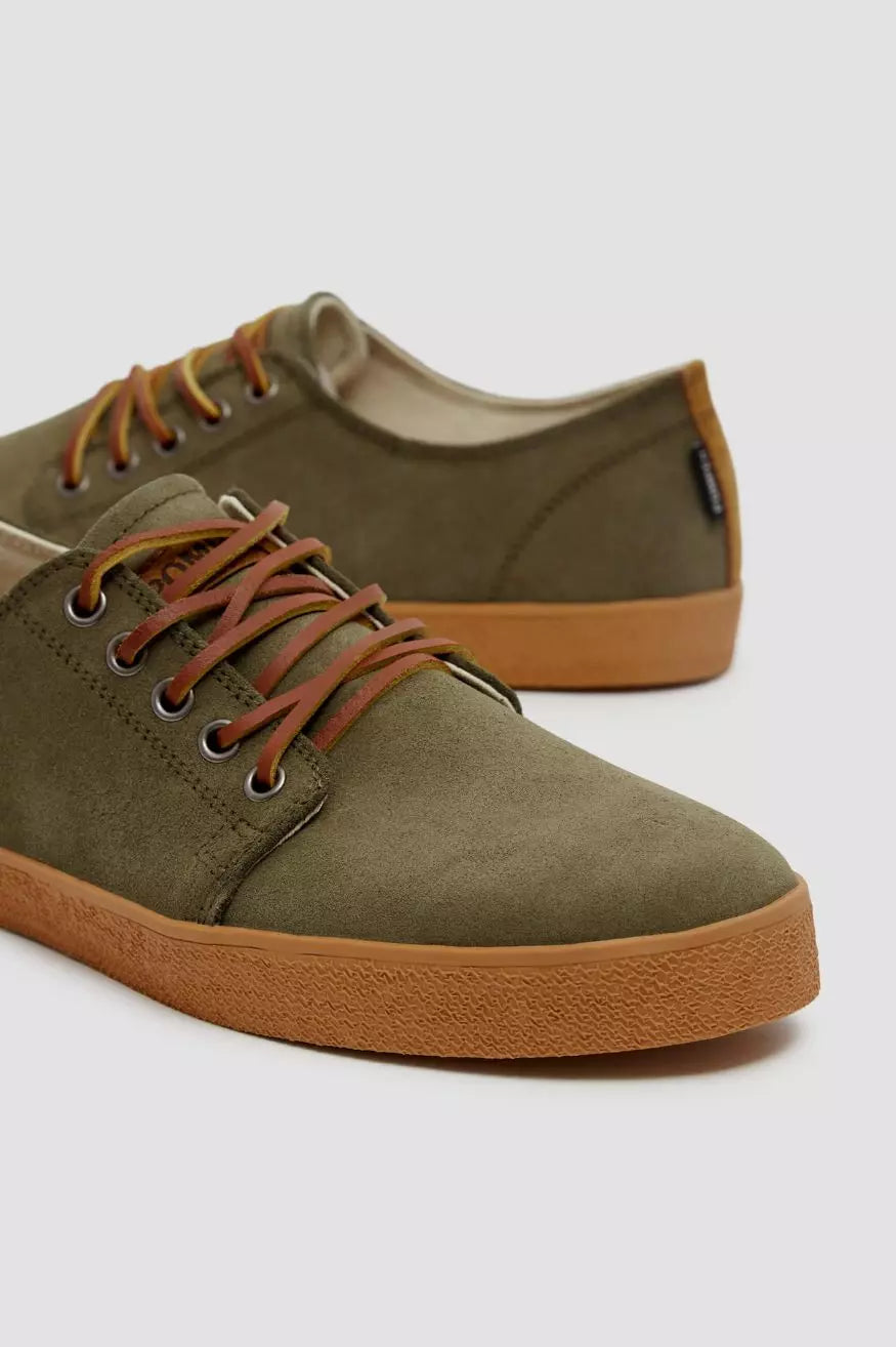 Pompeii Zapatillas Hombre Higby Suede Hydro Khaki Caramel Who Killed Bambi?