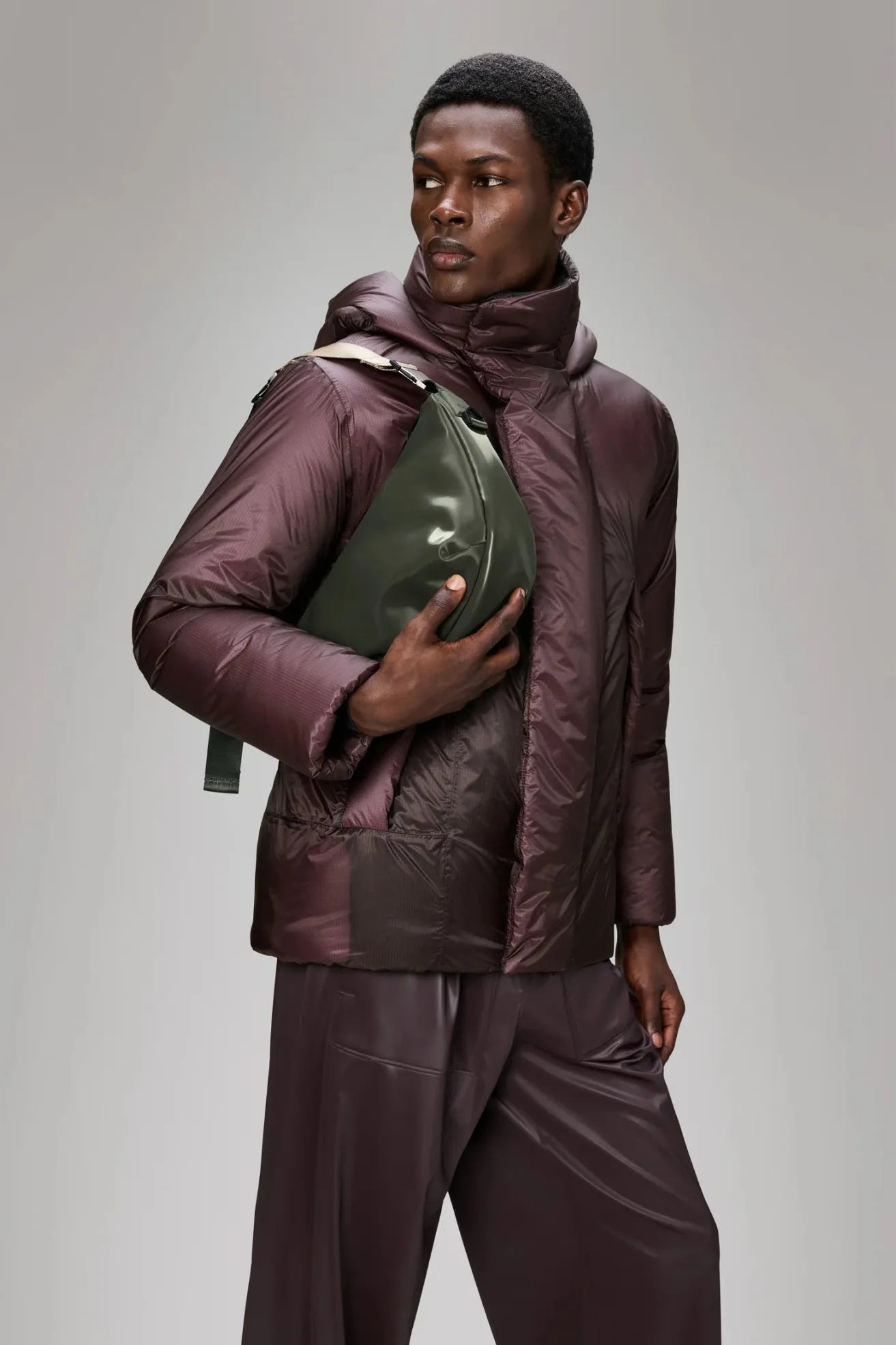 Rains Bolso Valera Shoulder Bag Swamp Who killed Bambi?