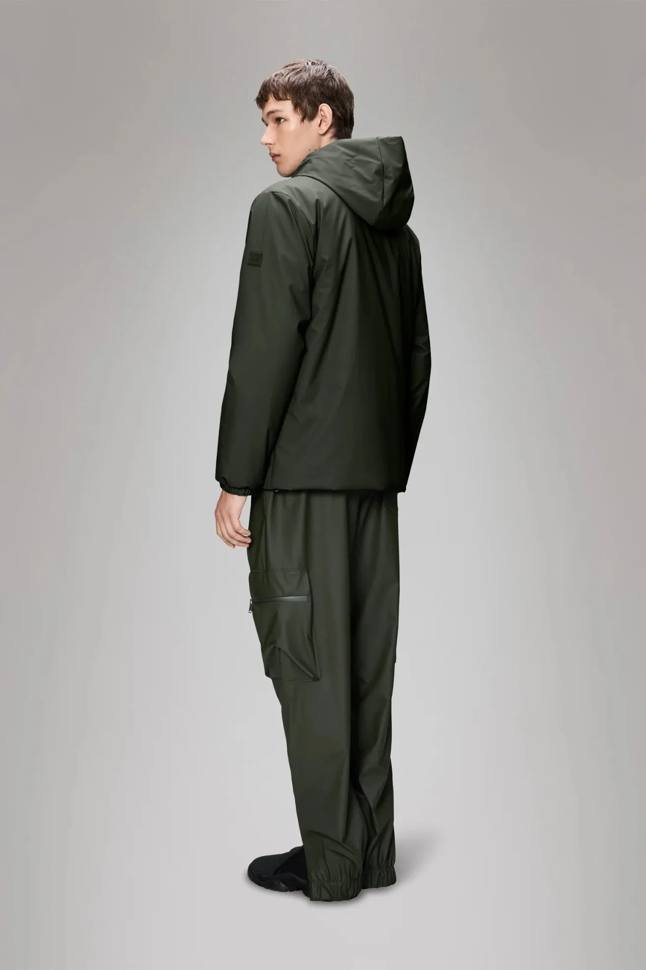 Rains Chaqueta Lohja Insulated Verde Who killed Bambi?