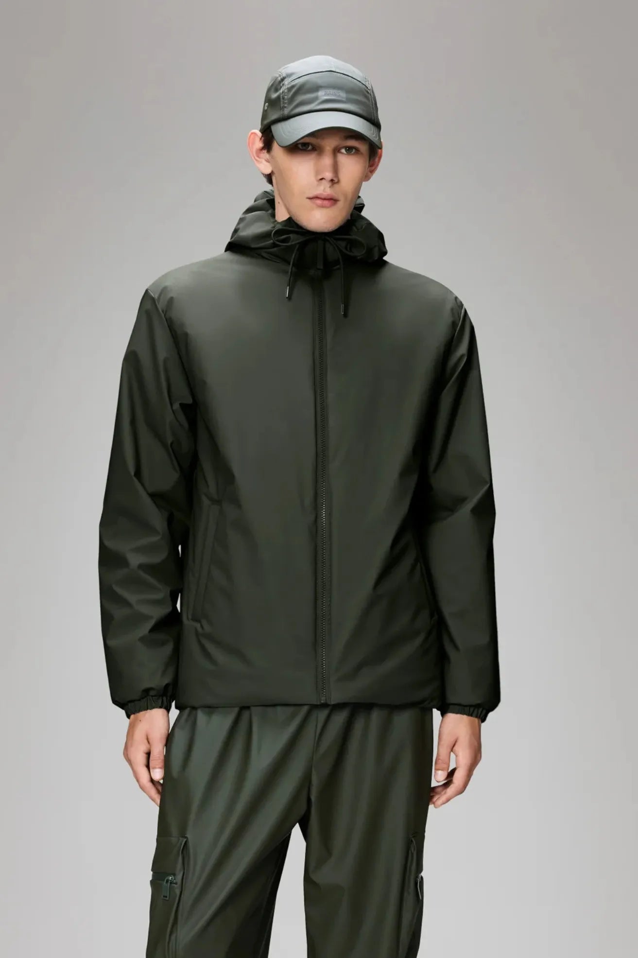 Rains Chaqueta Lohja Insulated Verde Who killed Bambi?