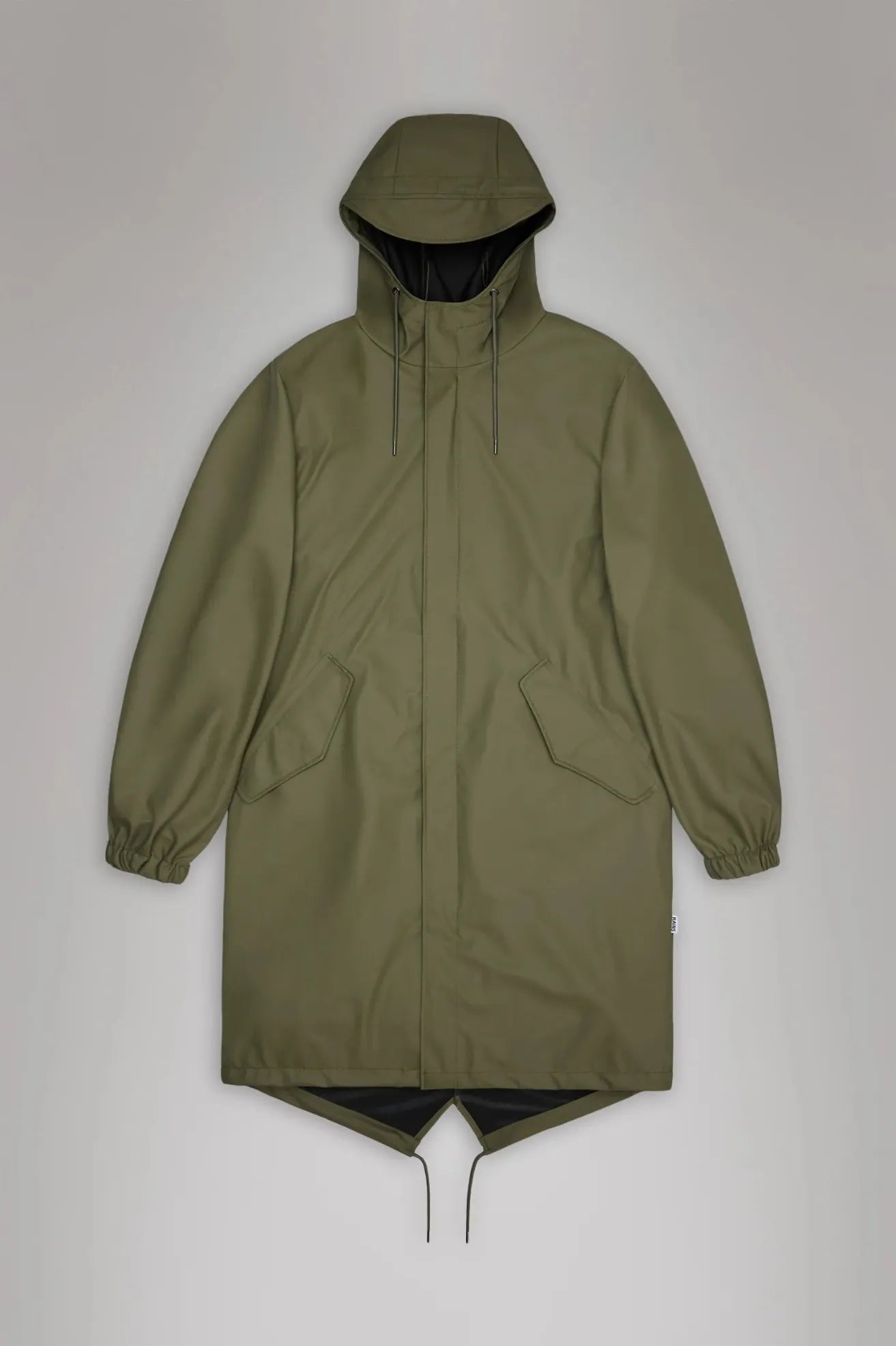 Rains Chubasquero Fishtail Parka Verde Marsh Who killed Bambi?
