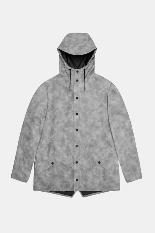 Rains Chubasquero Jacket Distressed Grey Who Killed Bambi?