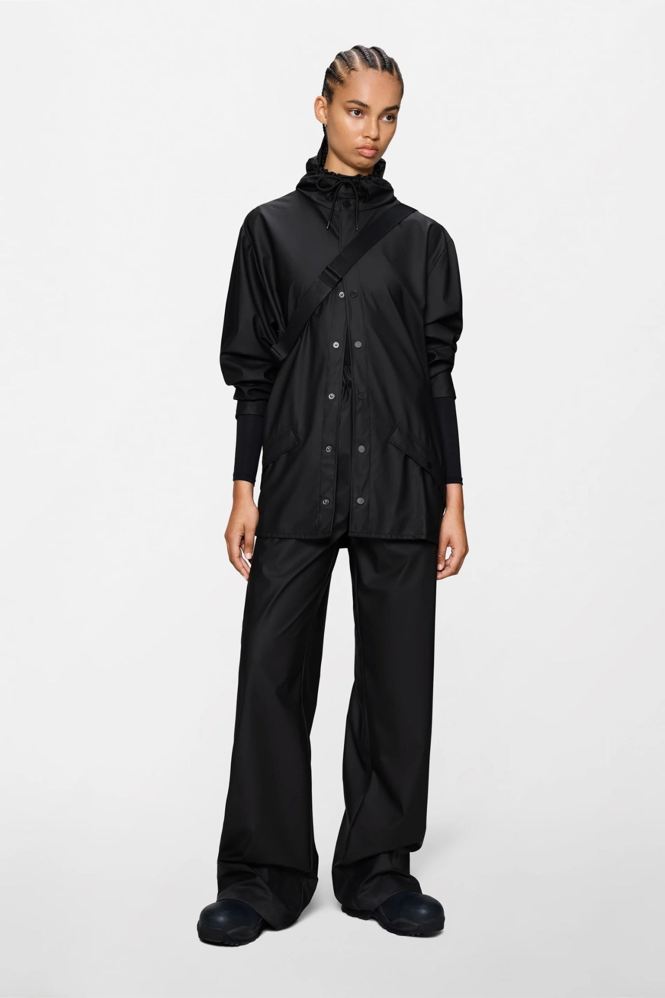 Rains Chubasquero Jacket Negro Who killed Bambi?