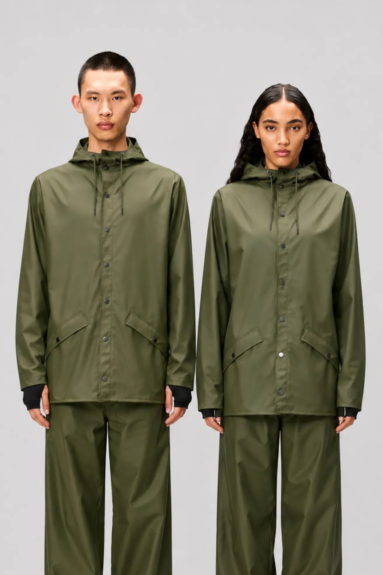 Rains Chubasquero Jacket Verde Marsh Who killed Bambi?