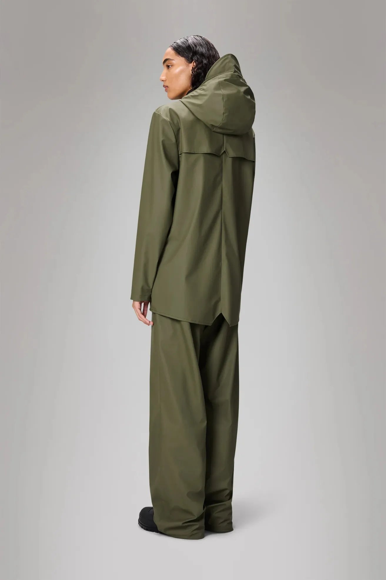 Rains Chubasquero Jacket Verde Marsh Who killed Bambi?