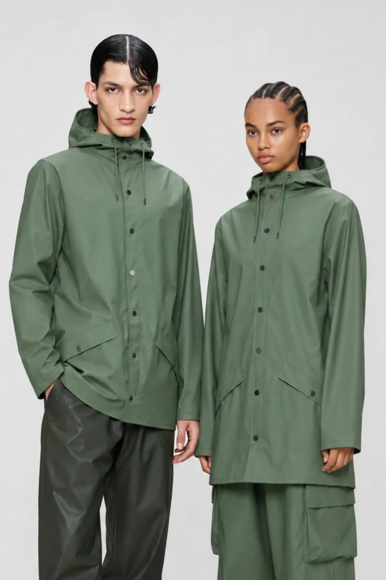Rains Chubasquero Jacket Verde Well Who killed Bambi?