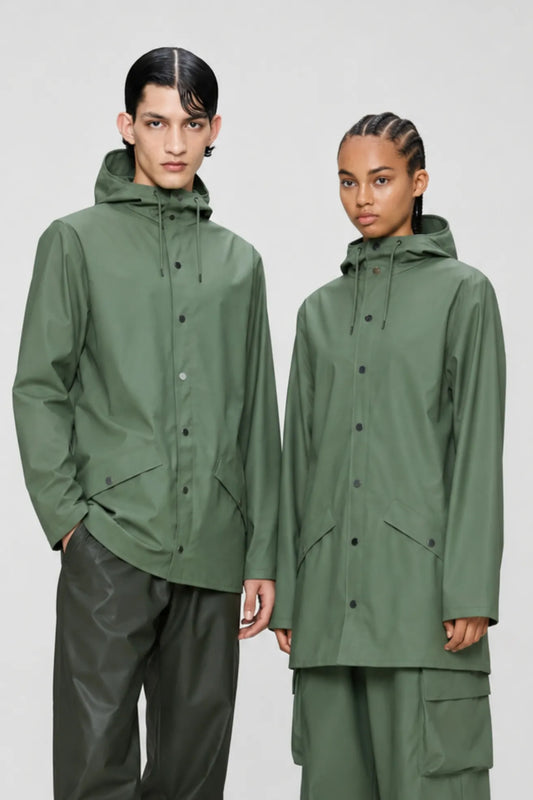 Rains Chubasquero Jacket Verde Well Who killed Bambi?