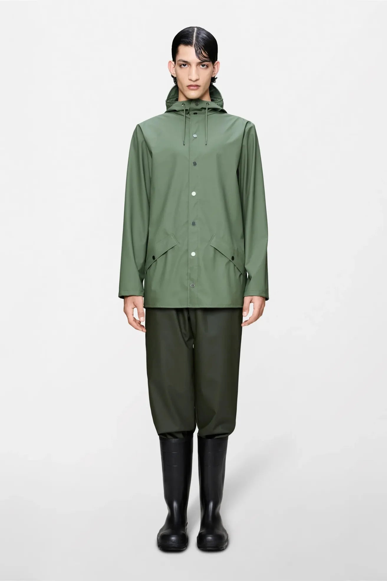 Rains Chubasquero Jacket Verde Well Who killed Bambi?