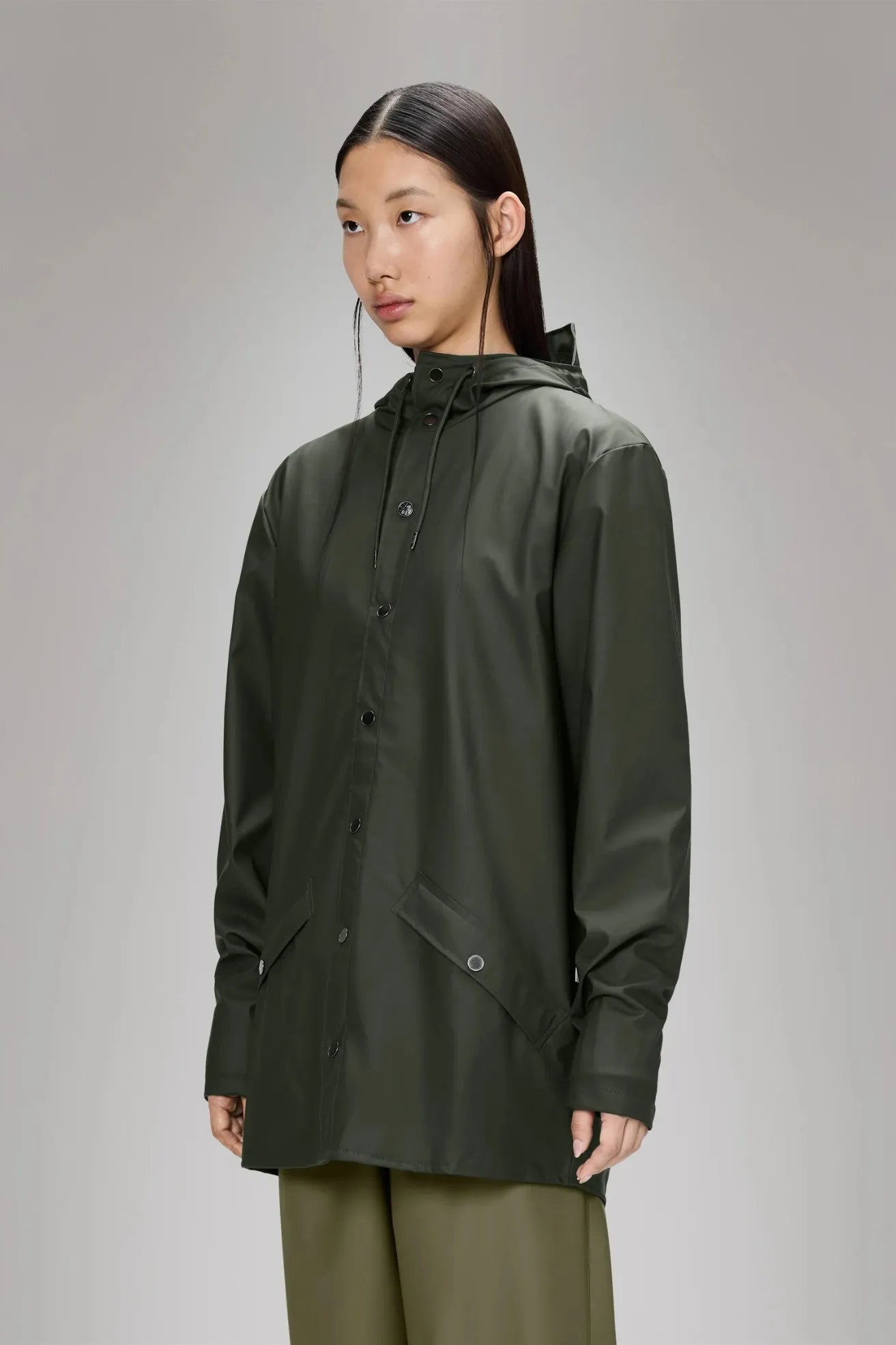 Rains Chubasquero Jacket Verde Who killed Bambi?