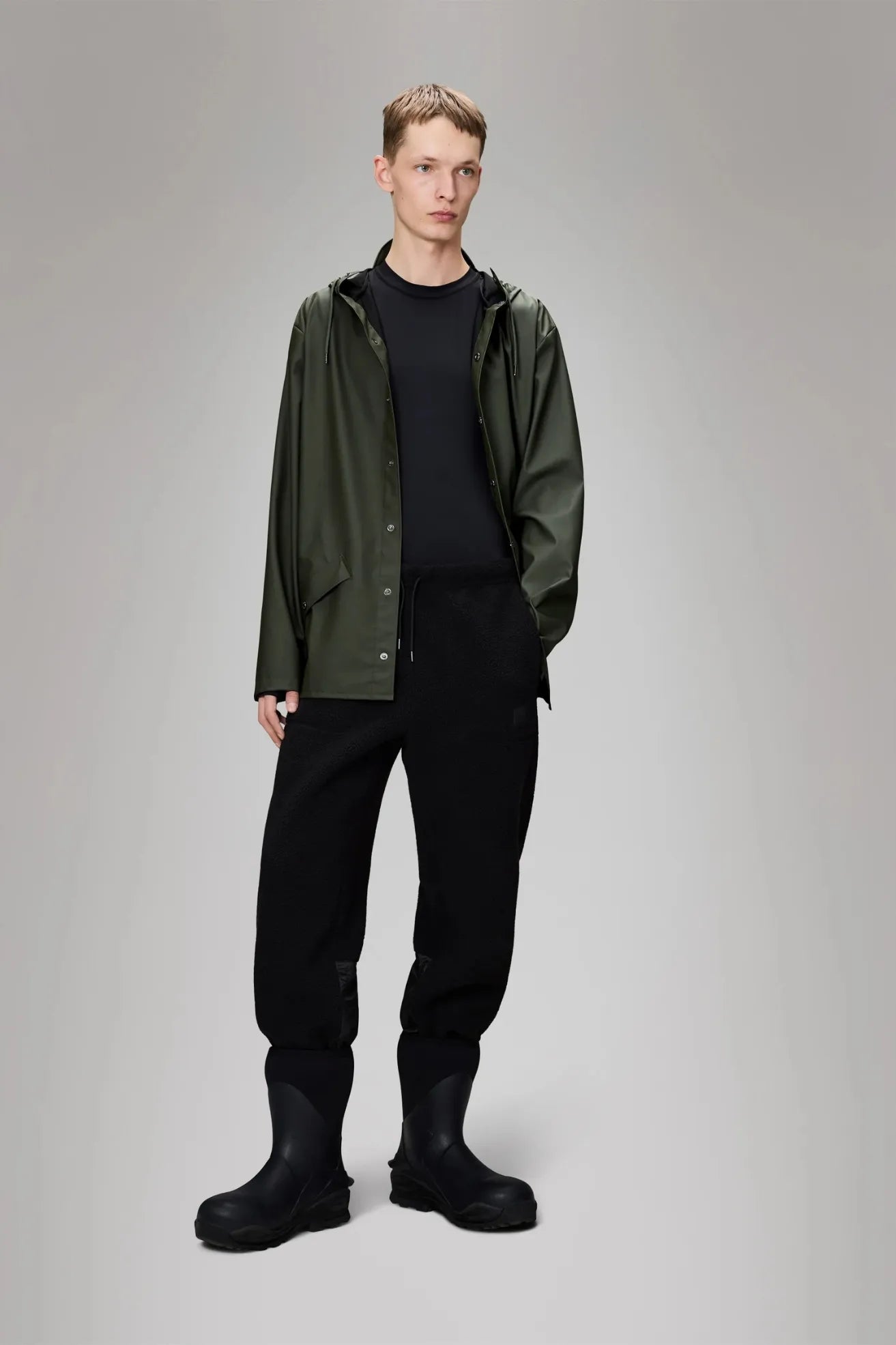 Rains Chubasquero Jacket Verde Who killed Bambi?