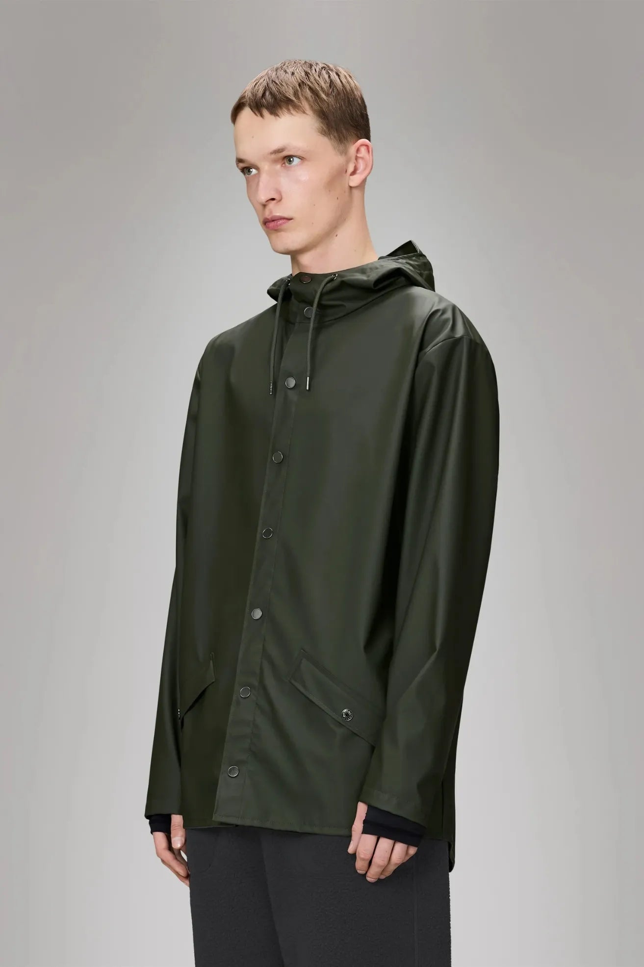 Rains Chubasquero Jacket Verde Who killed Bambi?