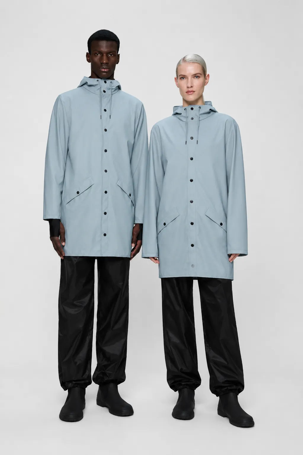 Rains Chubasquero Long Jacket Azul Pool Who killed Bambi?